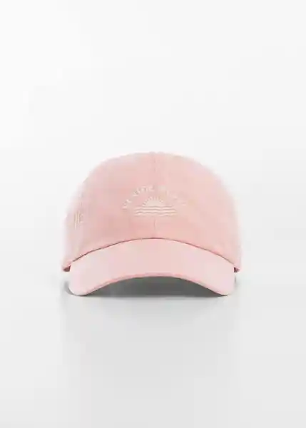 Gorra Camp Rosa Palo Talla 98 Niñas Mango