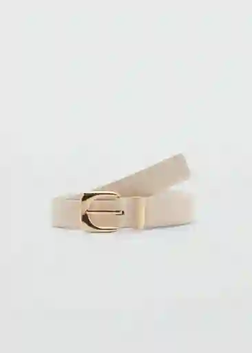 Cinturón Máxima Crudo Talla M Mujer Mango