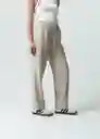 Pantalón Moly Mujer Crudo Pluma Medio Talla M 532G345 Naf Naf