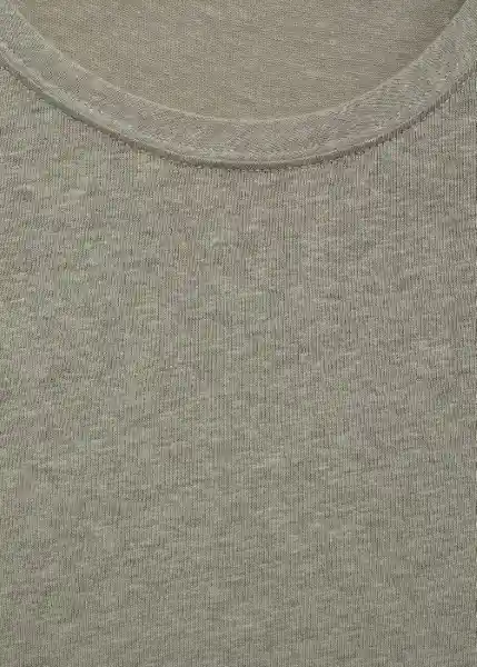 Camiseta Liman Menta Talla L Hombre Mango