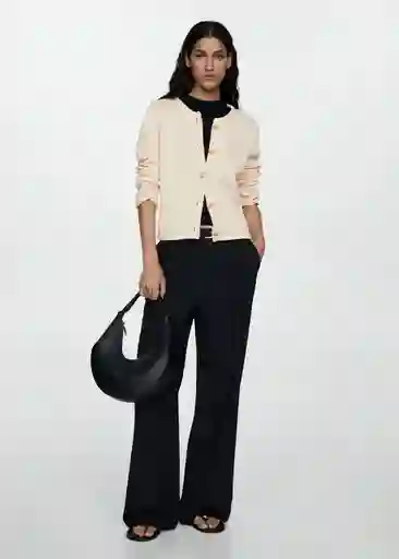 Cárdigan Eliot Crudo Talla S Mujer Mango