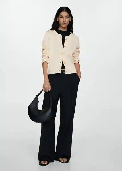 Cárdigan Eliot Crudo Talla S Mujer Mango