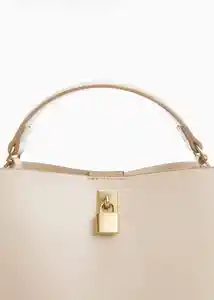 Bolso M Miguel Offwhite Talla 99 Mujer Mango