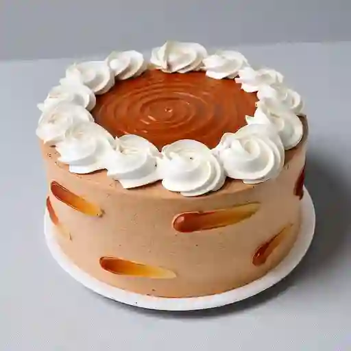 Media libra de torta arequipe queso 