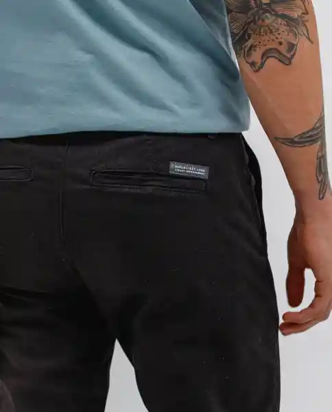 Pantalón Negro Talla 30 Rifle169e001