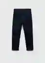 Pantalón Piccolo Navy Talla 07 Niños Mango