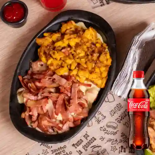 Combo Salchipapa Samba + Coca Cola Original 400 ml