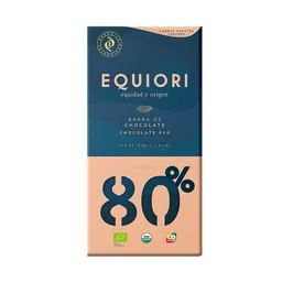 Equiori Barra de Chocolate 80%