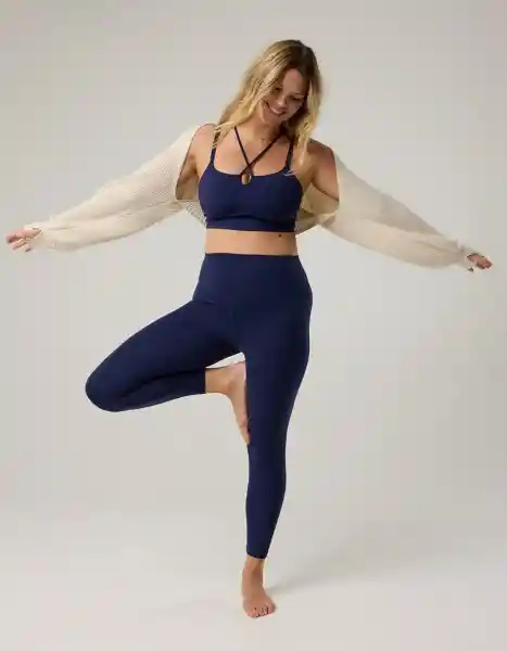 Leggings Aerie Azul Talla Small 6018890 American Eagle