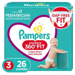 Pampers Cruisers 360 Fit Pañales Talla 3