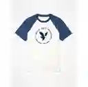 Camiseta Hombre Azul Talla X-Large American Eagle