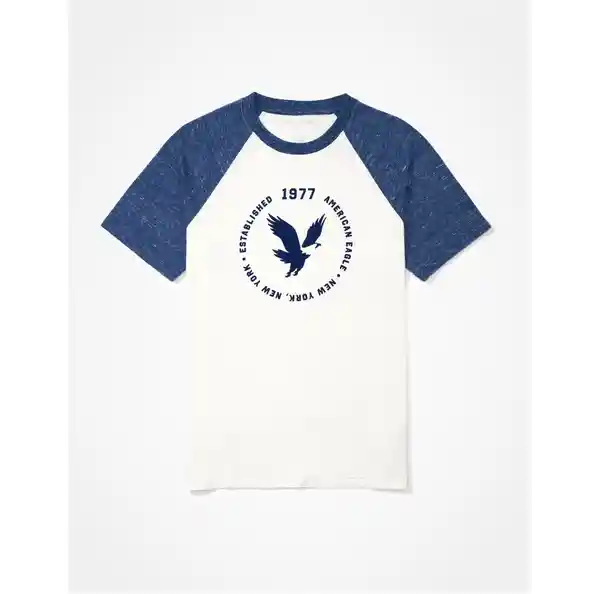 Camiseta Hombre Azul Talla X-Large American Eagle