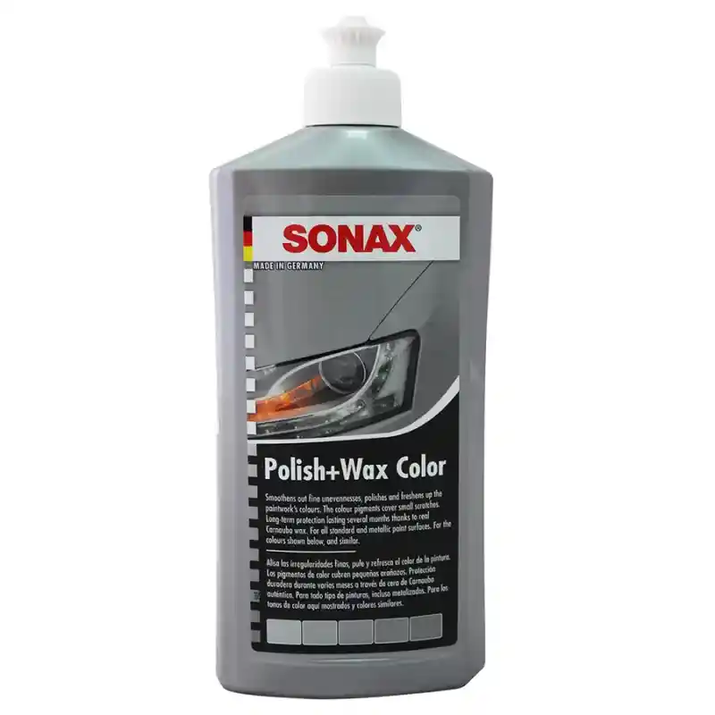 Cera Pulidora De Pintura Para Carro Color Gris Sonax 500 Ml