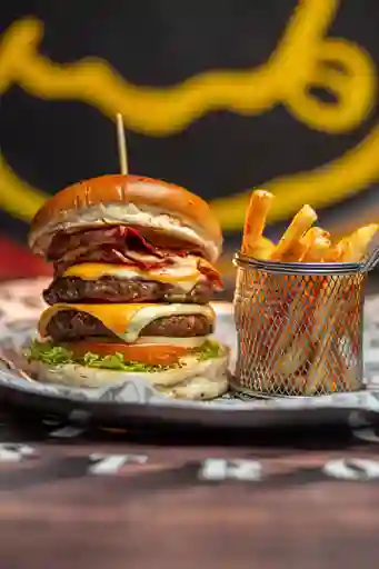 Hamburguesa Blackpepper Doble