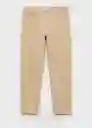 Jean Bob Beige Talla 44 Hombre Mango