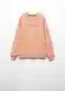 Sudadera Overland Albaricoque Talla 12 Niños Mango