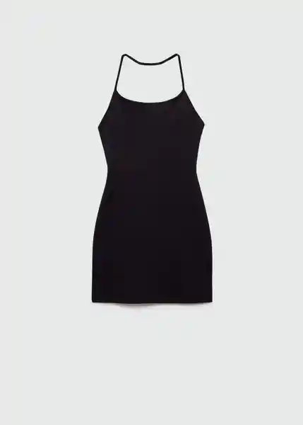 Vestido Dakota Negro Talla S Mujer Mango