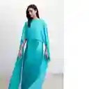 Vestido Kala-A Turquesa Talla L Mujer Mango