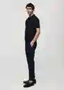 Pantalón Barna Navy Talla 40 Hombre Mango