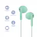 Audífonos Con Cable Verde Modelo W001031 Miniso