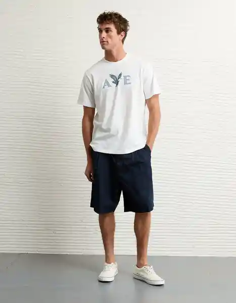 Camiseta Hombre Blanco Talla Medium 4820100 American Eagle