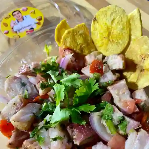 Ceviche de Chicharrón Al Barril
