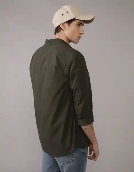 Camisa Hombre Verde Talla SMALL 2722375 American Eagle