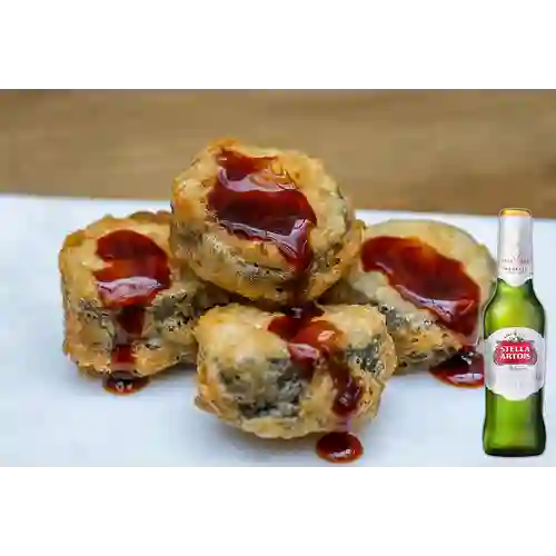 Combo Teriyaki Roll + Cerveza Stella Artois Bot. 330ml