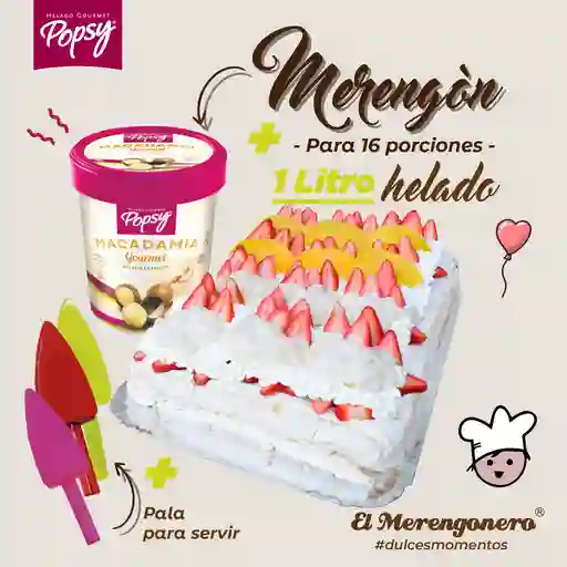 Merengón X16 y Helado