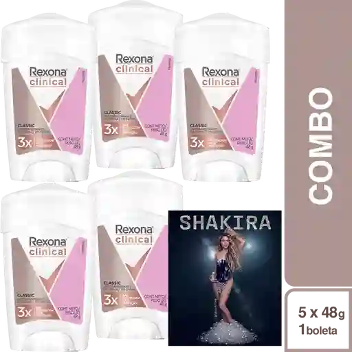 Combo Shakira Bogota Vip Occidental 27 Febrero + Rexona Classic