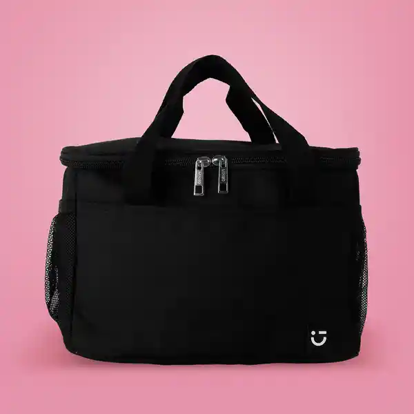 Lonchera Grande Rectangular Serie Negro Miniso