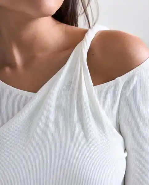 Camiseta Mujer Crudo Talla XS 609G011_CRU110606 Americanino