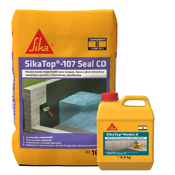 Sika Recubrimiento SikaTop 107 Seal Co + Sika Top Modul A