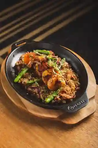 Arroz Frito con Langostinos