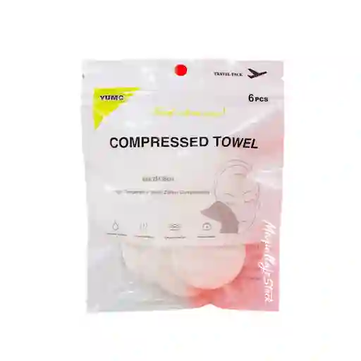 Yumo Toalla Comprimida Mediana Dl18-21