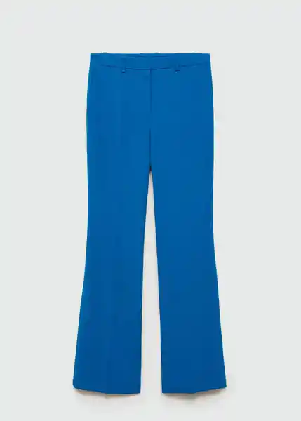 Pantalón Iguana Azul Talla 36 Mujer Mango