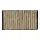 Bajada de Cama Yute Cotton Beige Negro Casaideas