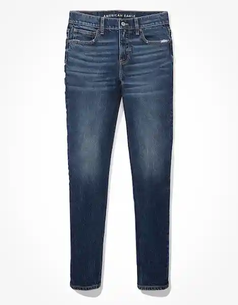 Jean 90S Skinny Mujer Azul Talla 2 LONG American Eagle