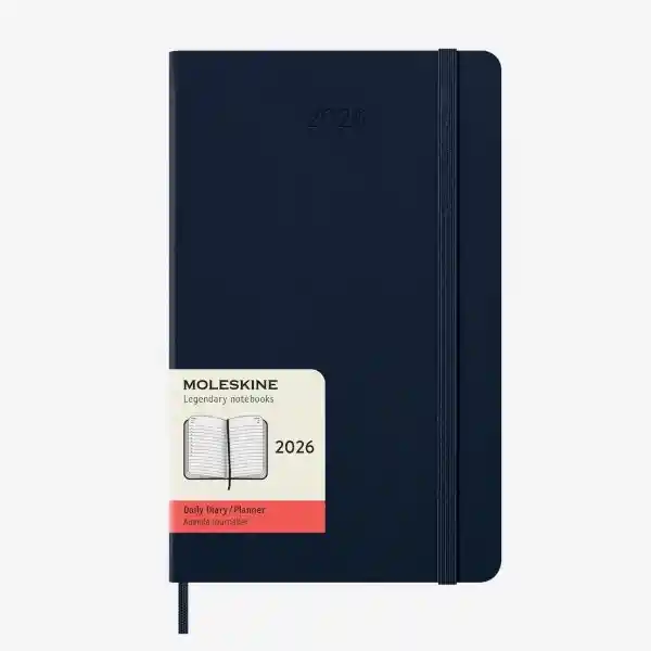 Moleskine Agenda Diaria Azul Grande Sc 2026