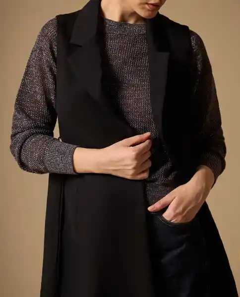 Chaqueta Negro Puro Ultraoscuro Talla S 629G210 Esprit