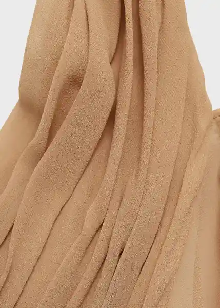 Vestido Rama Nude Talla S Mujer Mango