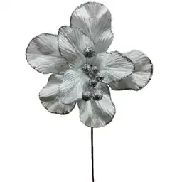 Flor Magnolia Blanco Plateado 22 cm 831-Amx006-2502K Finlandek