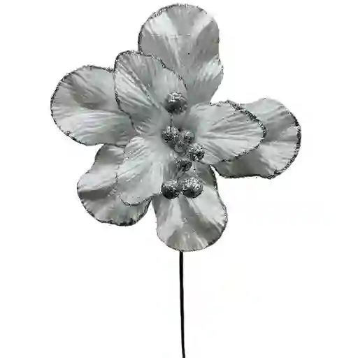 Flor Magnolia Blanco Plateado 22 cm 831-Amx006-2502K Finlandek