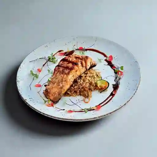 Salmón steak