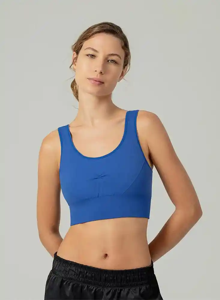 Tops Tiras Amplias L - Azul