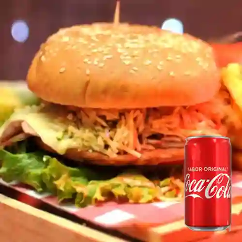 Combo Hamburguesa Sencilla +Cocacola Orig 269 ml