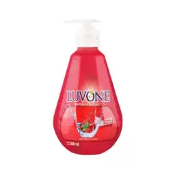 Luvone Jabón Líquido Manos Antibacterial Frutos Rojos