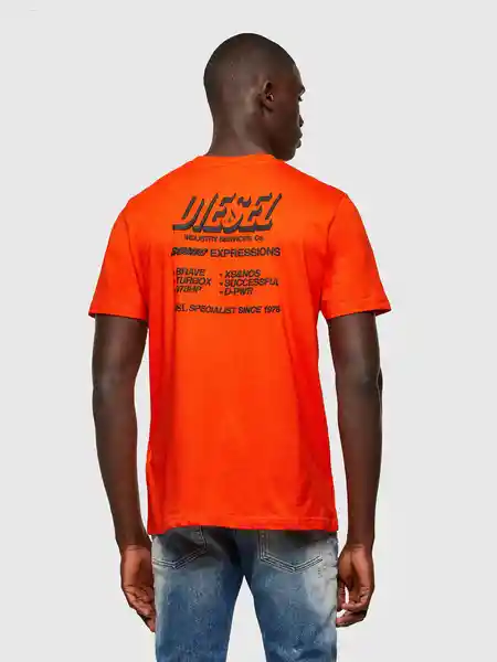 Diesel Camiseta T-Just-A33 Naranja Talla M