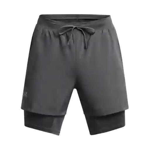 Under Armour Short Launch 2-in-1 5in Shorts Hombre Gris LG