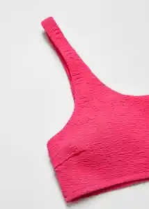 Top Bikini Bini Fucsia Talla S Mujer Mango